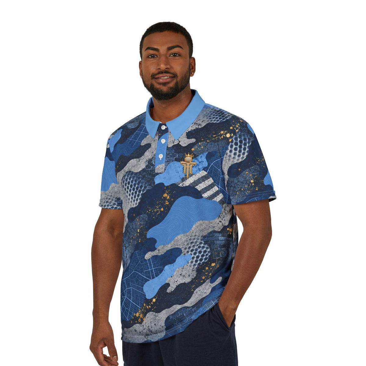 Urban Warfare Polo – Carolina Blue